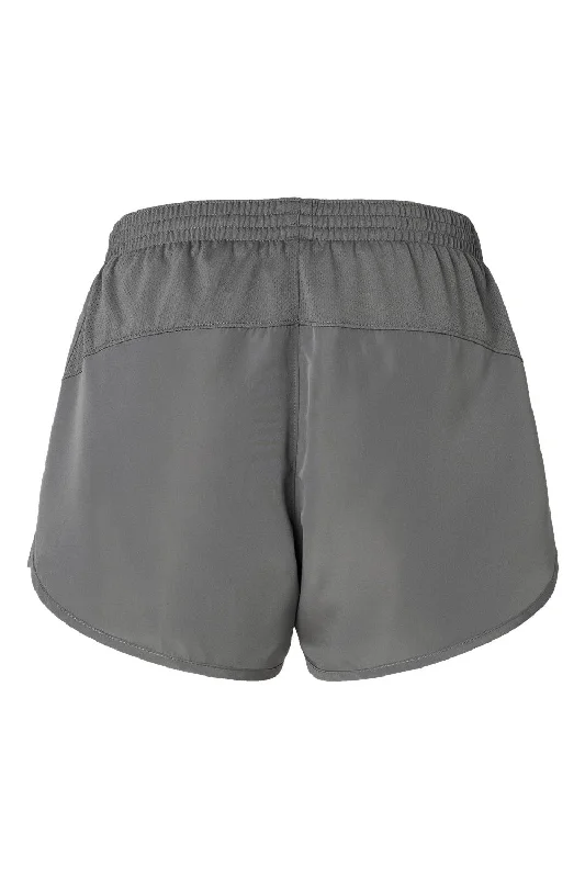 Augusta Sportswear Womens Wayfarer Moisture Wicking Shorts w/ Internal Pocket - Graphite Grey - NEW