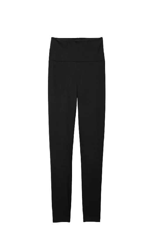 District Womens High Waist Odor Resistant Leggings - Black