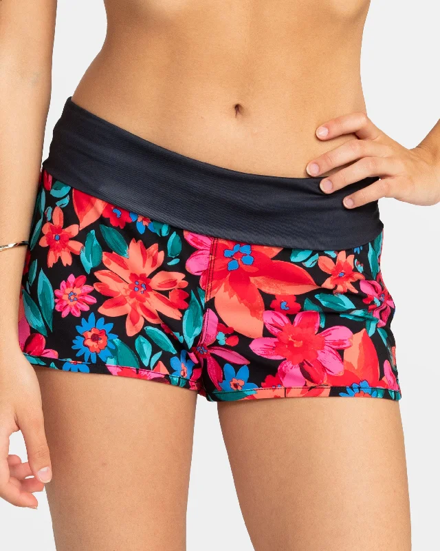 Endless Summer 2"" Boardshorts - Anthracite Floral Fiesta