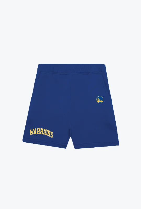 Golden State Warriors Playoffs Fleece Shorts - Royal