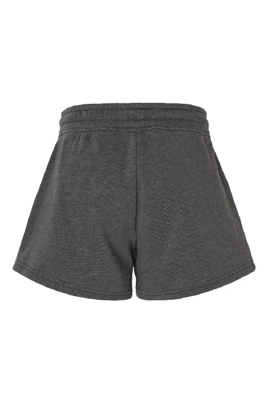 Independent Trading Co. Womens California Wave Wash Fleece Shorts w/ Pockets - Shadow Grey - NEW