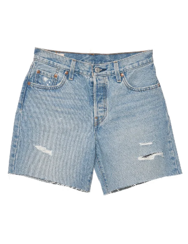 Levi's 501 Cut-off Denim Shorts - W28 L6