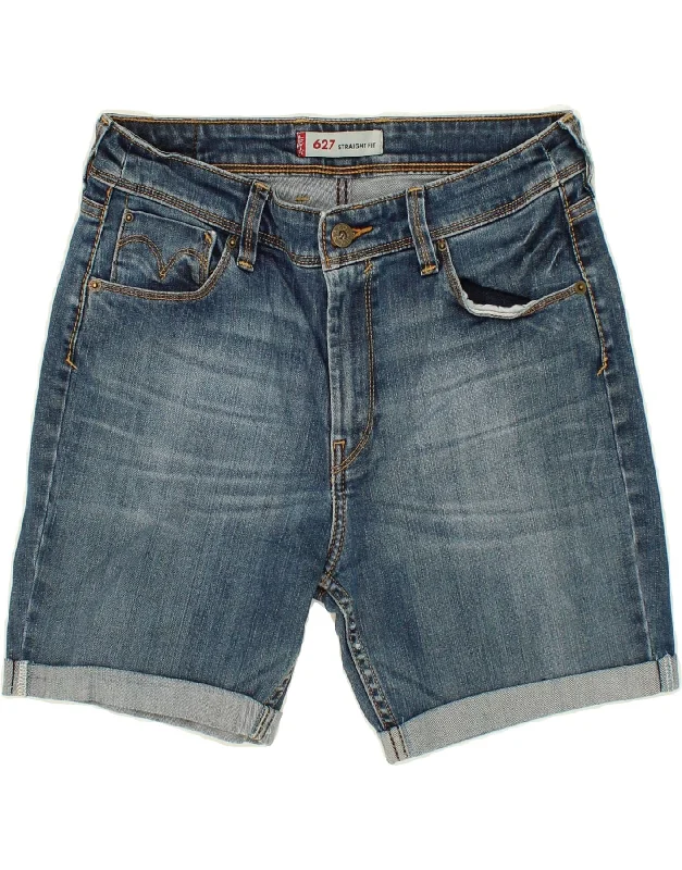 LEVI'S Womens 627 Denim Shorts  W30 Medium  Blue