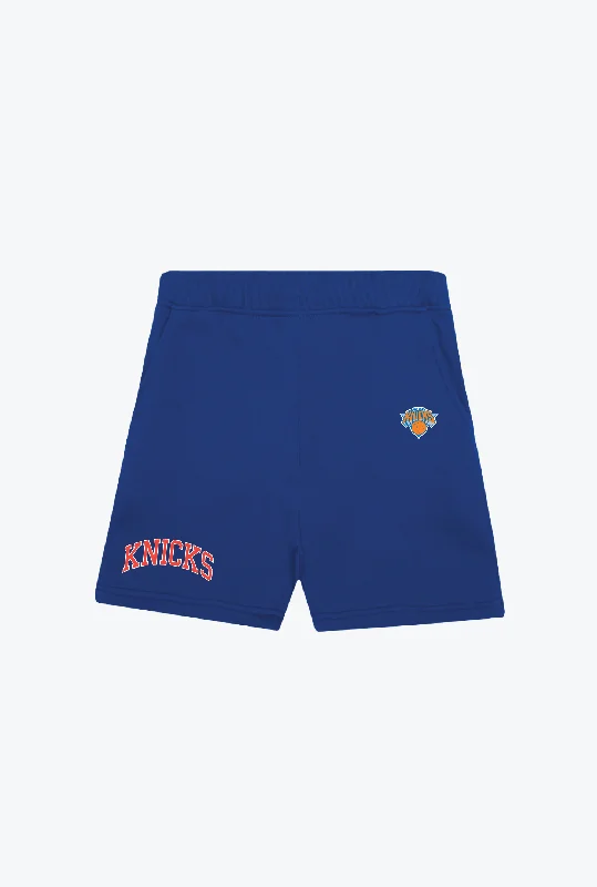 New York Knicks Playoffs Fleece Shorts - Royal