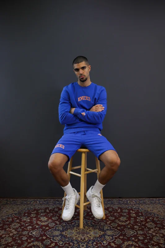 New York Knicks Playoffs Fleece Shorts - Royal