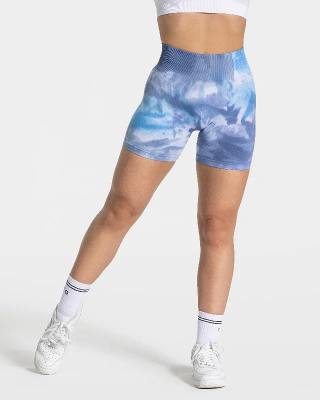 Tie Dye Scrunch Short ""Ocean""