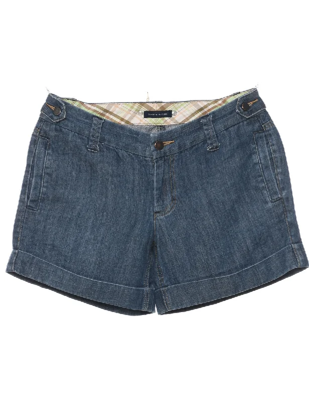 Tommy Hilfiger Rolled Hem Denim Shorts - W29 L5