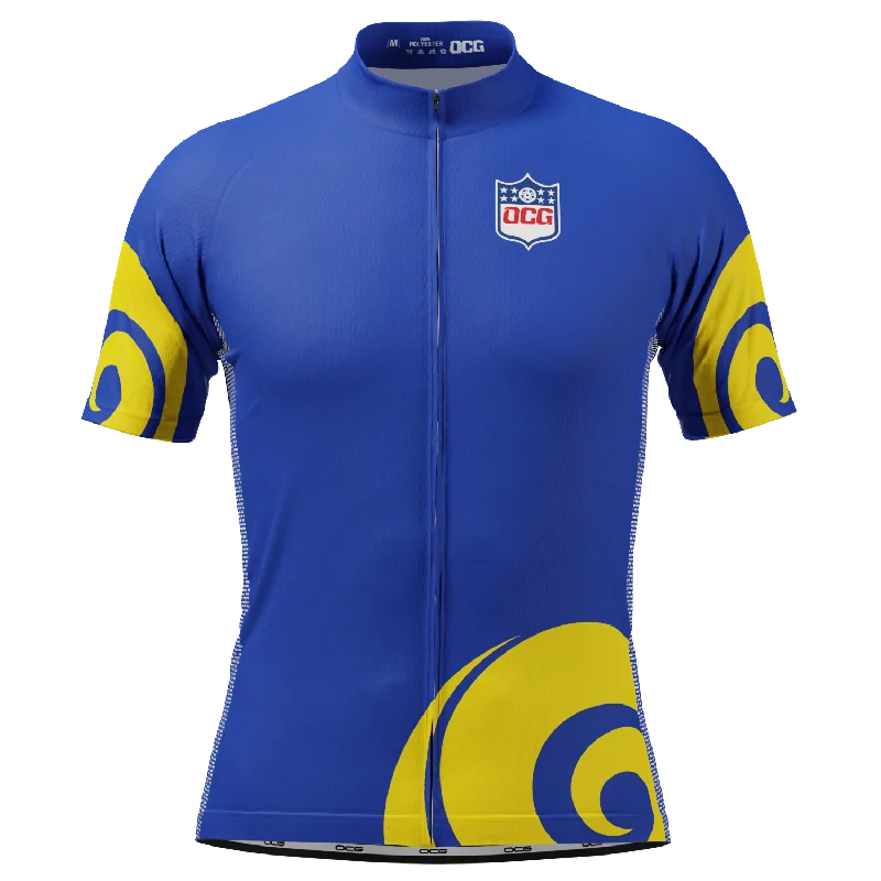 Men's Los Angeles Football Short Sleeve Cycling Jersey