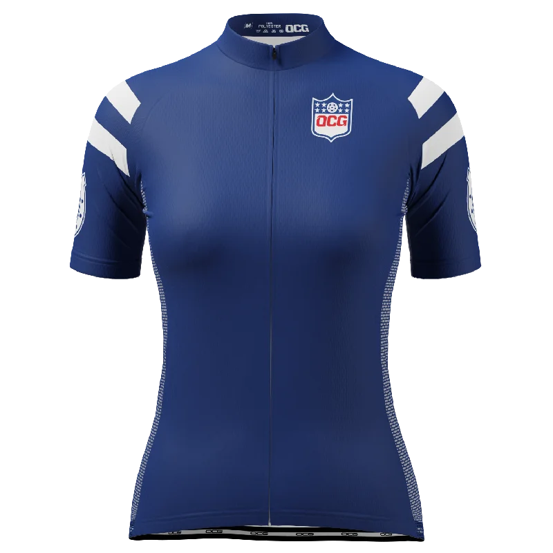 Women's Indianapolis Football Short Sleeve Cycling Jersey