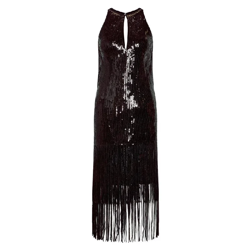 Black Polyester Dress