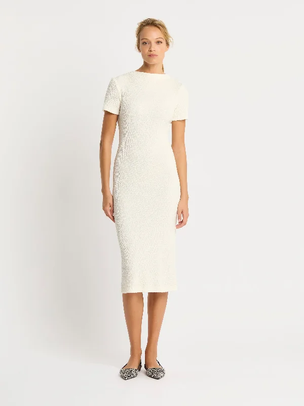 Pippa Dress - Ivory (Size 8 + 10 Only)