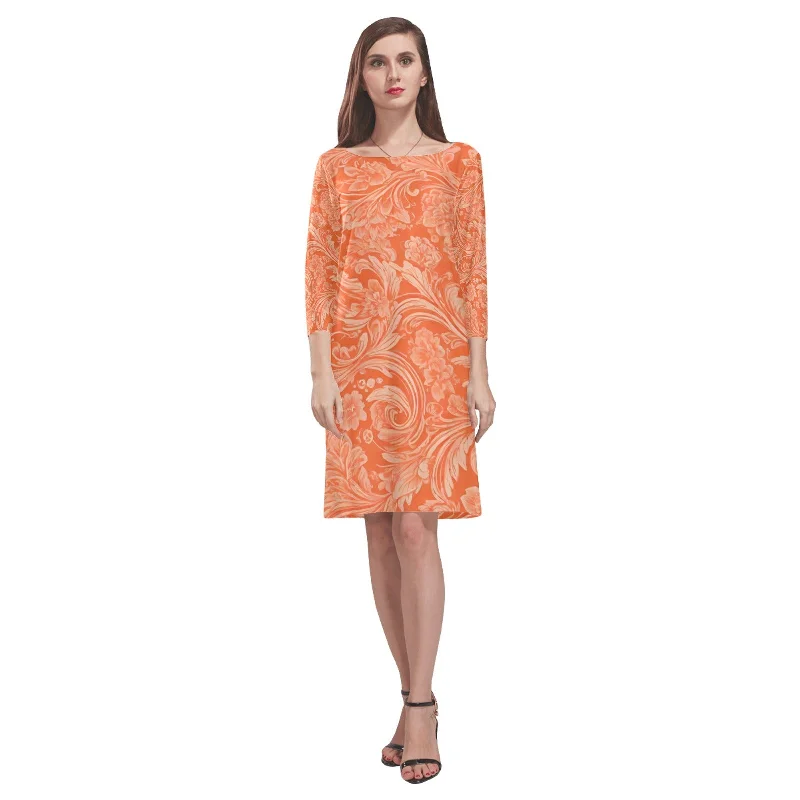Women's Loose Round Neck Dress (Model D22)