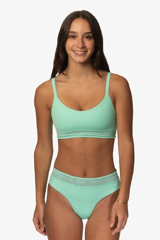 Claire Mesh Bikini Bottom - Spirulina Mesh bikini top, Sexy, Trendy, Comfortable
