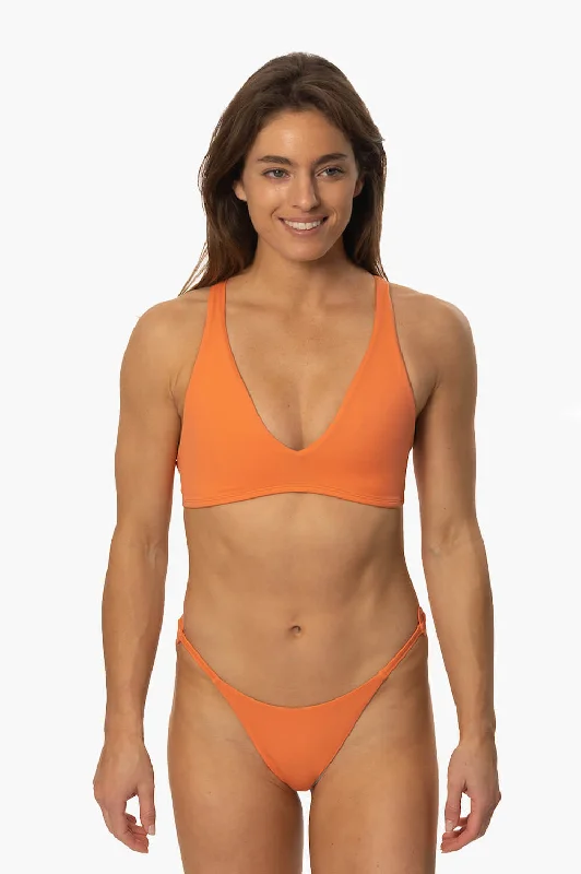 Luisa Bikini Bottom - Redondo Plunge bikini, Deep-V, Sexy, Trendy