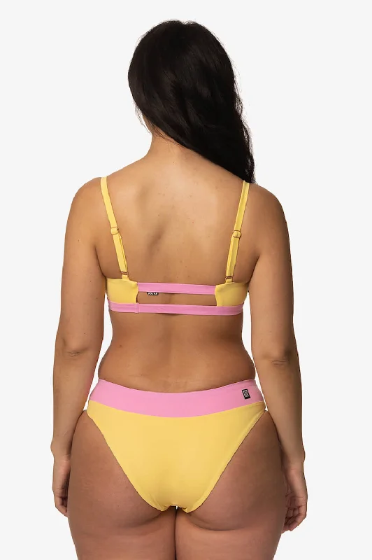 Minerva Bikini Bottom - Fiesta & Zion Satin bikini, Luxurious, Trendy, Chic