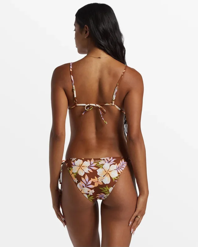 Jungle Bliss Tropic Tie Side Bikini Bottom Monochrome bikini, Sleek, Simple, Sexy
