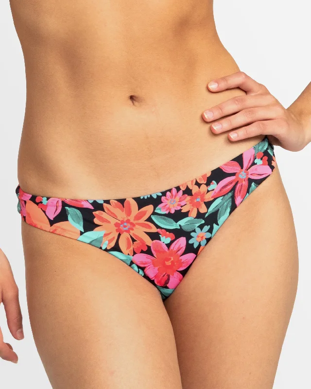 Womens Printed Beach Classics Low Waist Bikini Bottom Red bikini, Bold color, Sexy, Summer