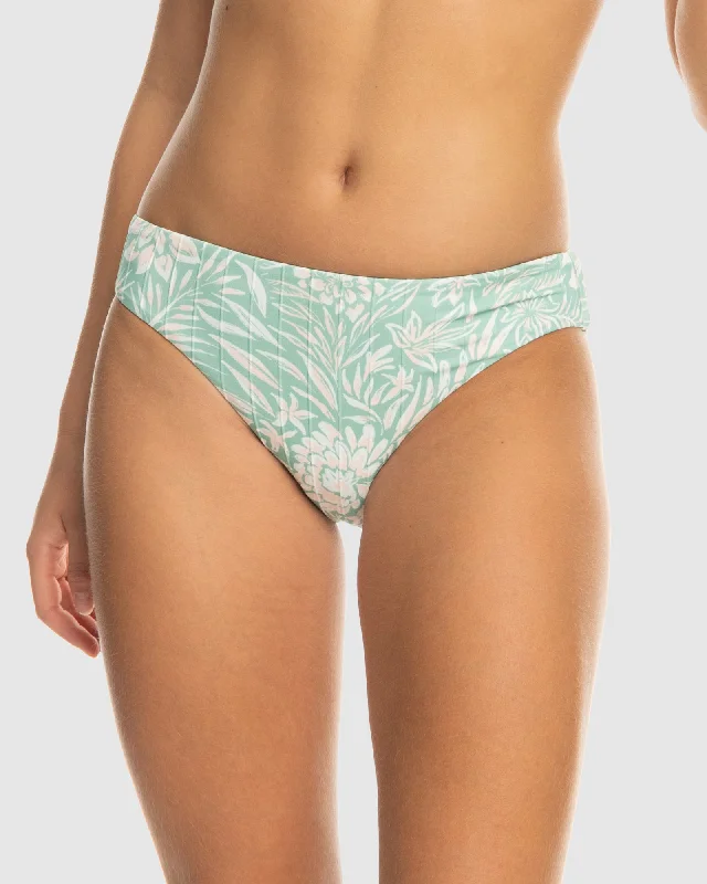 Womens Pt Rib Roxy Love The Comber Bikini Bottom Sporty bikini top, Comfortable, Athletic, Trendy