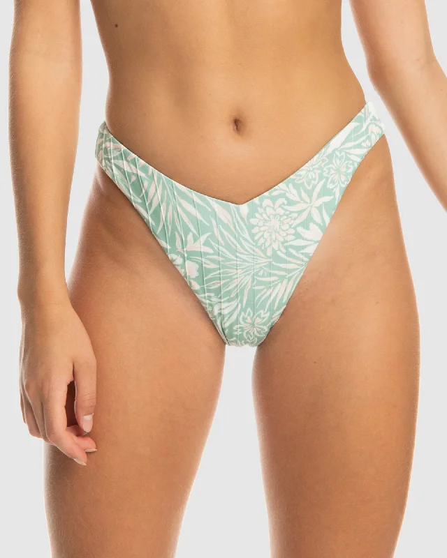 Womens Pt Rib Roxy Love The Sunseeker Bikini Bottom Bikini with high back, Trendy, Comfortable, Chic