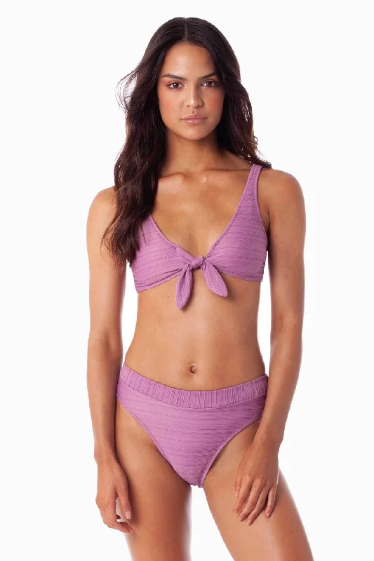 RHYTHM Tahiti Xanadu Pant Bikini Bottom Amethyst Tied bikini top, Adjustable, Sexy, Comfortable
