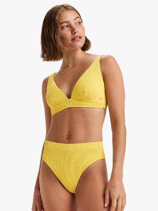 Womens Roxy Love The Shorey Bikini Bottom Pleated bikini, Trendy, Sexy, Comfortable
