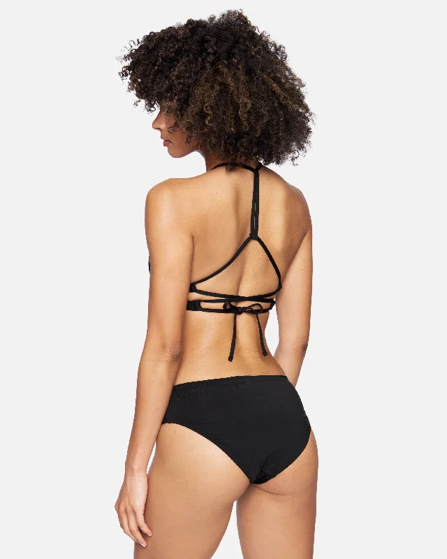 Solid Full Bikini Bottom Button-up bikini top, Trendy, Sexy, Comfortable