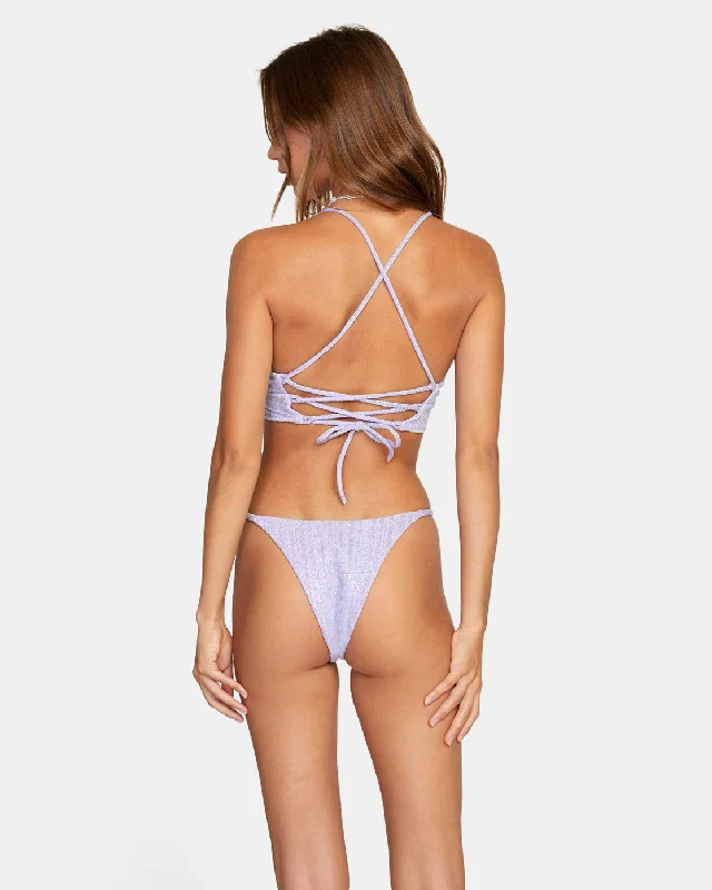 Stardust French Bikini Bottoms - Violet Classic black bikini, Elegant, Sexy, Comfortable